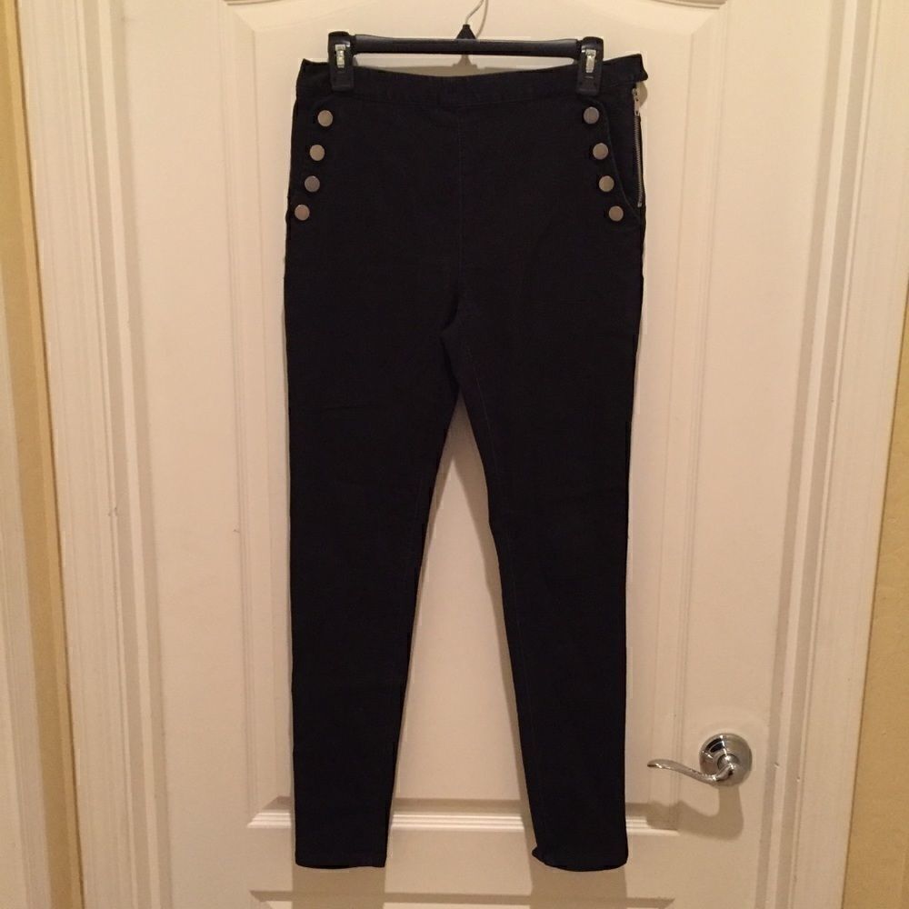 Forever 21 High Waisted Jeans with Side Zippers